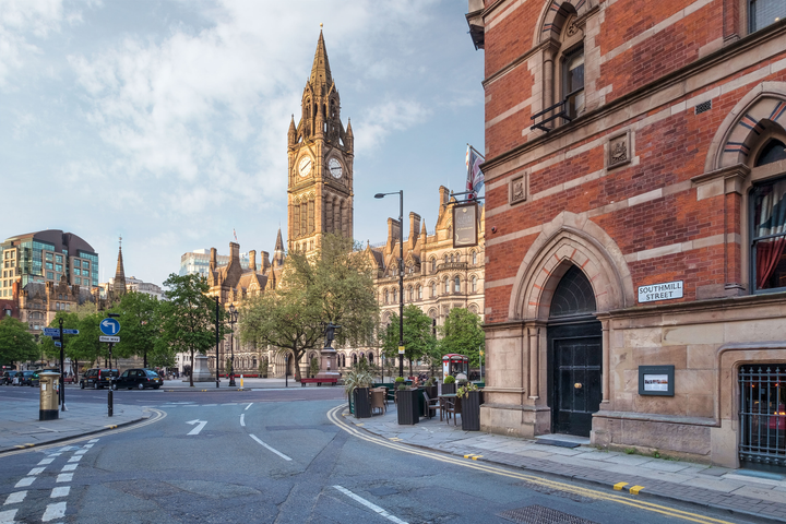 Manchester Town Hall is a Neo-gothic municipal building and the headquarters of Manchester City Council.