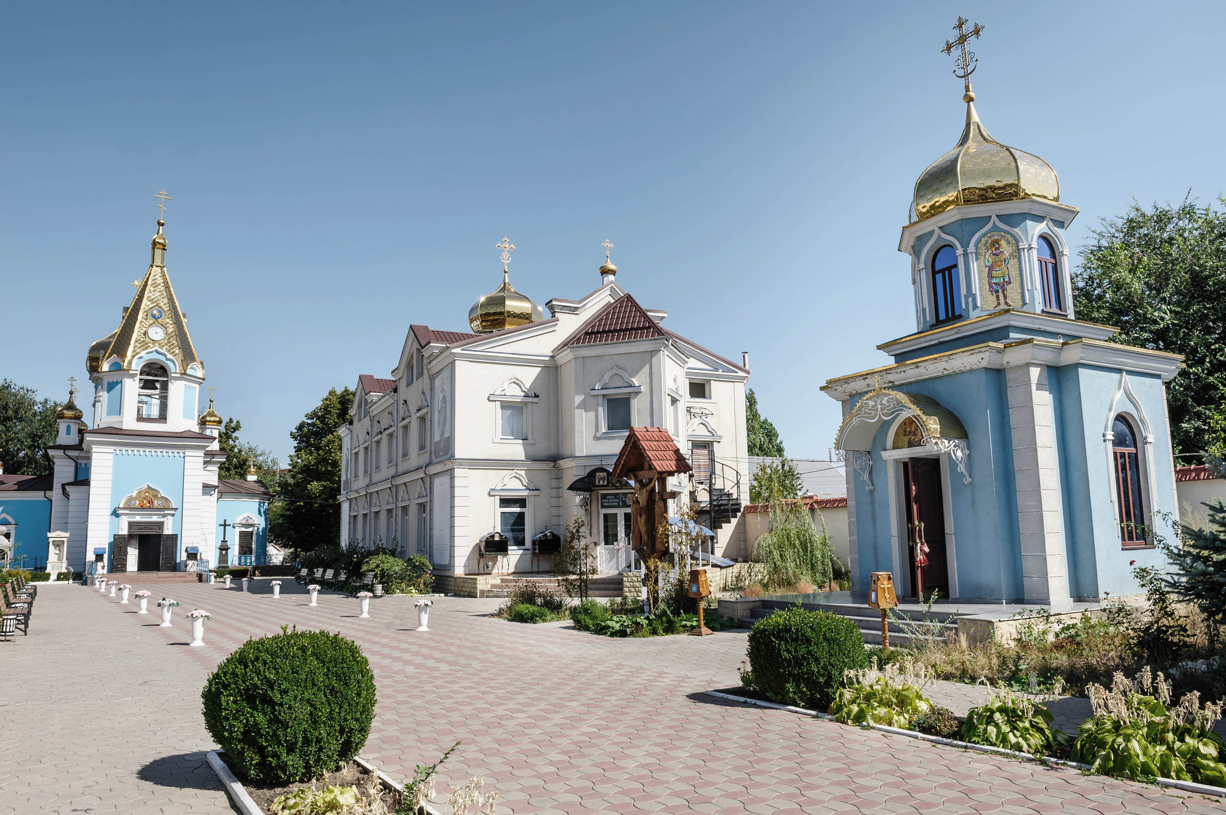 Ciuflea Monastery, Chisinau, Republic of Moldova. Was found by two brothers in 1858, Aromanian merchants who emigrated from Macedonia to Bessarabia in 1821.