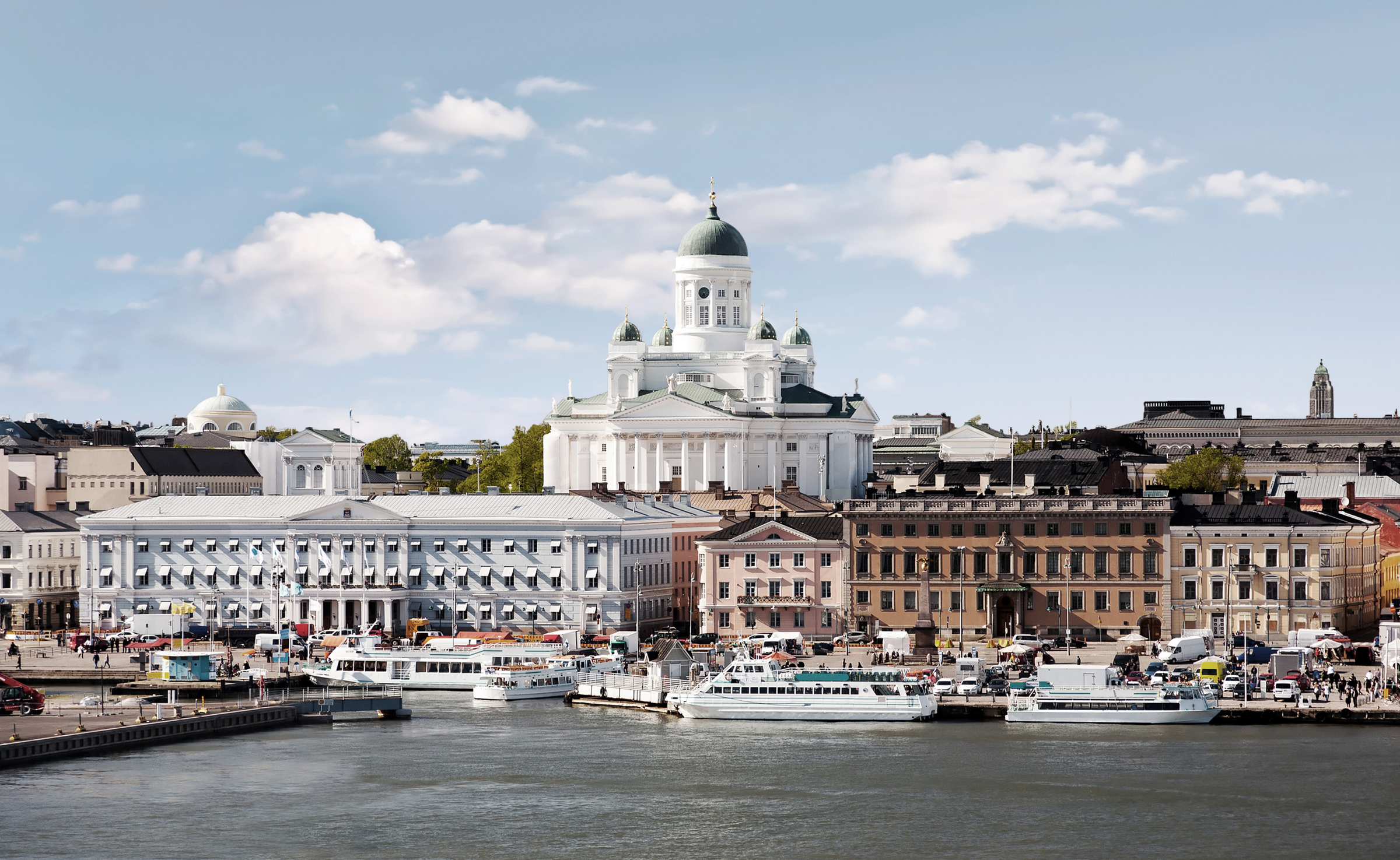 Summer of Helsinki, Finland.