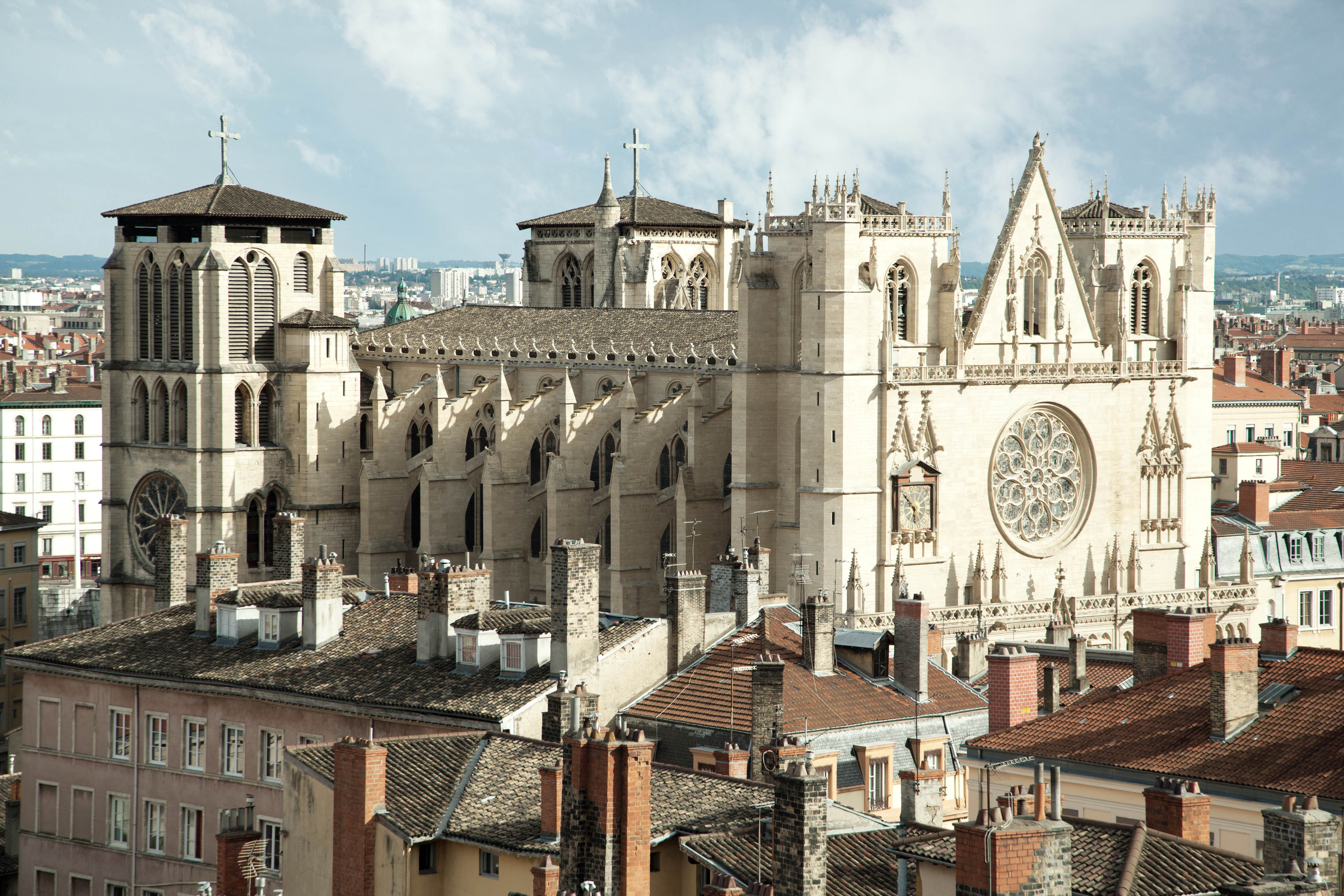 France. Lyon, Old Town district.