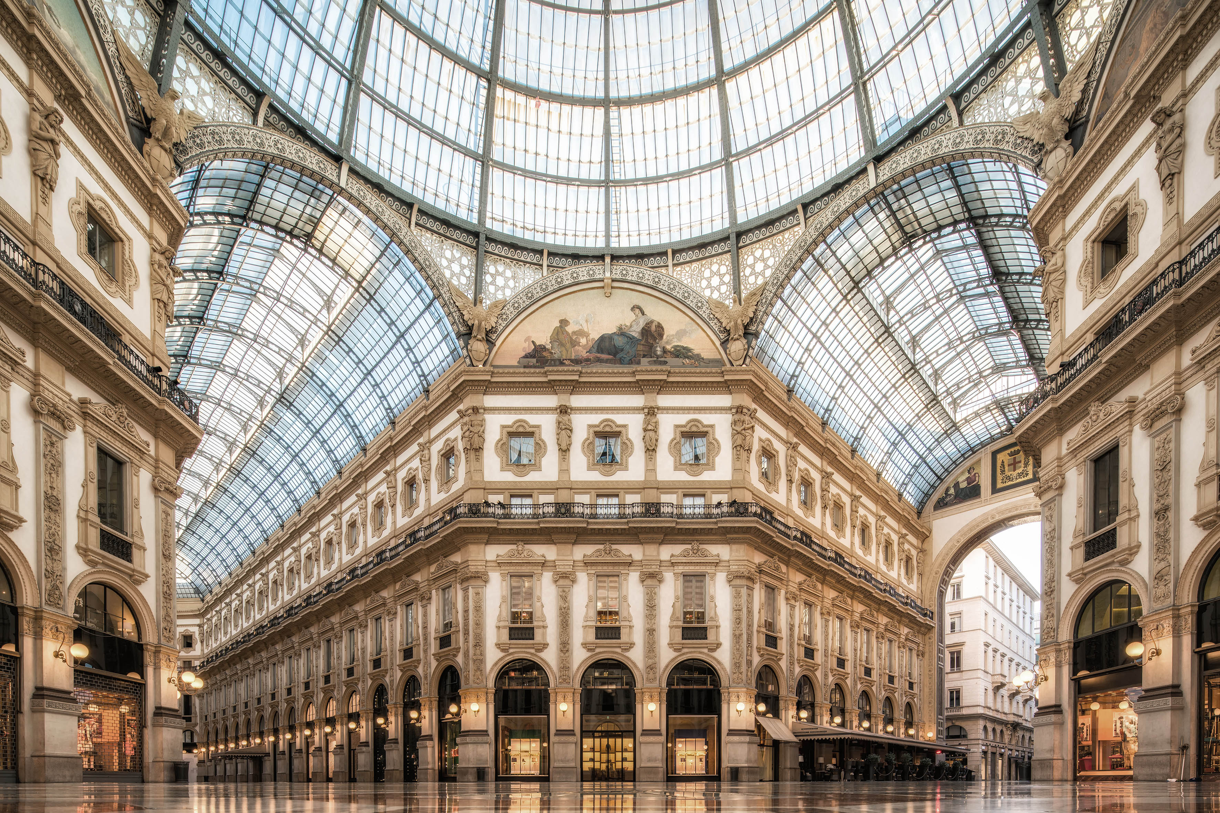 Milan, Galleria Vittorio Emanuele II, Shopping Mall, Italy, Europe