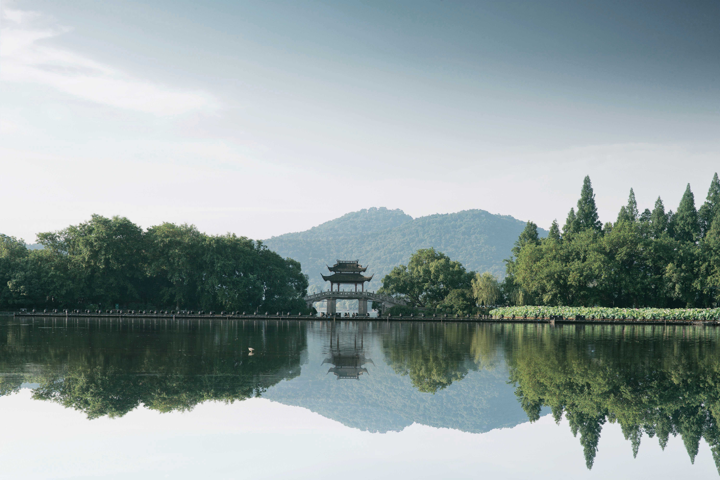 Hangzhou West Lake Qu Yuan wind load