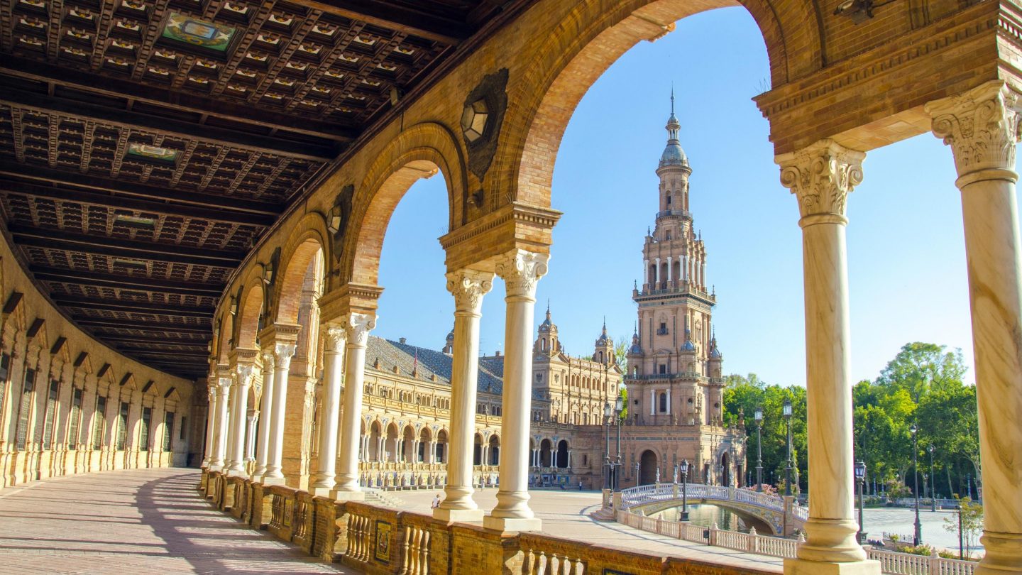 Plaza de Espana in Seville, Spain