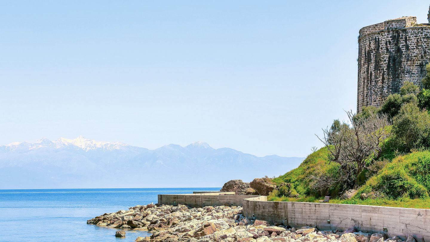 Greek beach shores