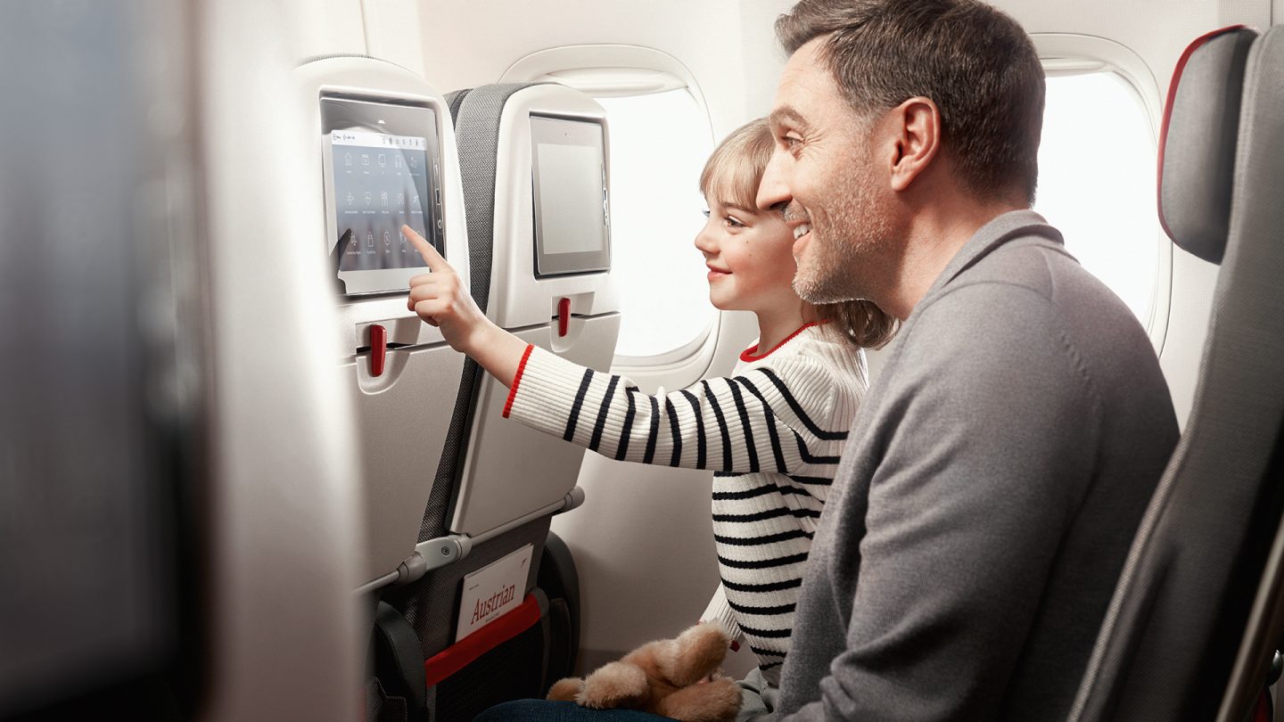 Father and daughter choose entertainment on board